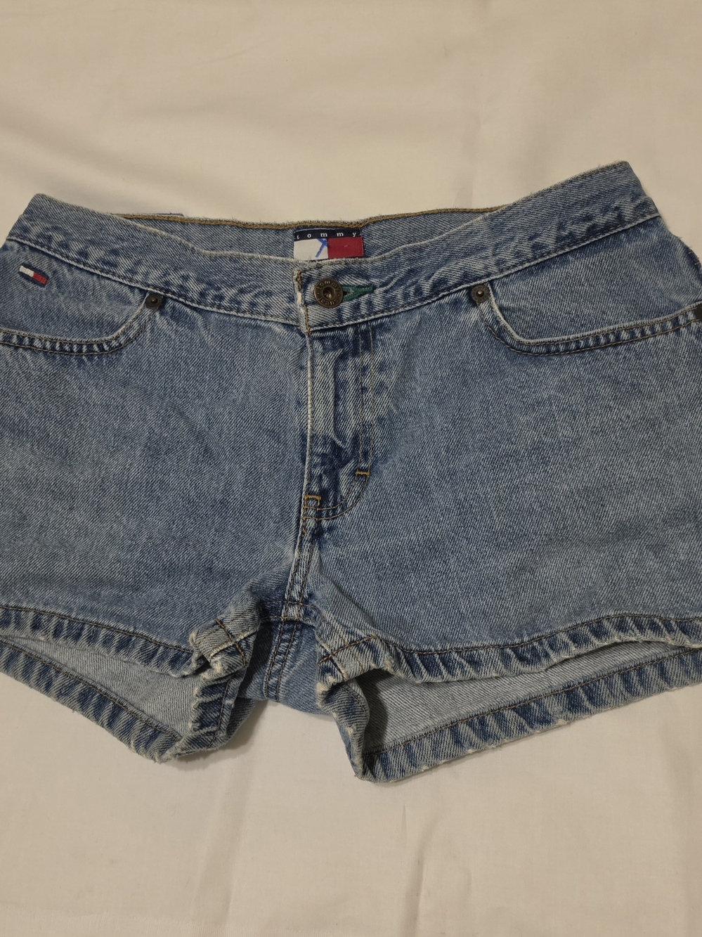 Vintage Tommy Jeans Light Wash Denim Jean Shorts